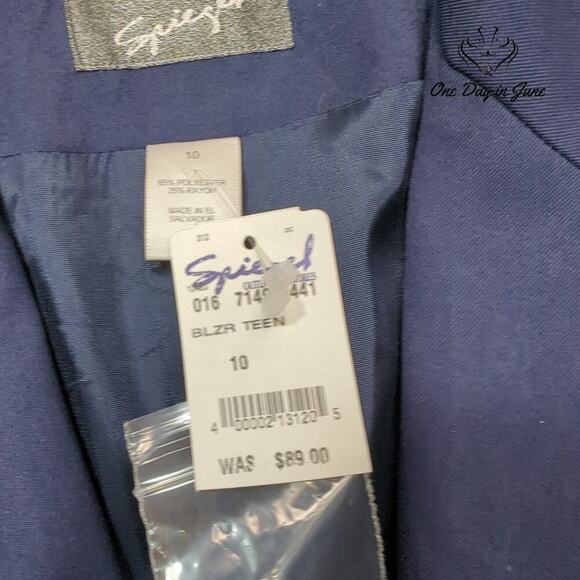 Spiegel One Button Blazer Size 10 - Picture 2 of 5